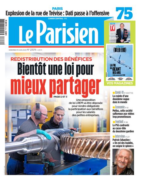 Le Parisien Du Vendredi 19 Juin 2020