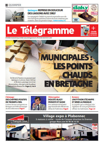 Le Télégramme (3 Éditions) Du Vendredi 26 Juin 2020