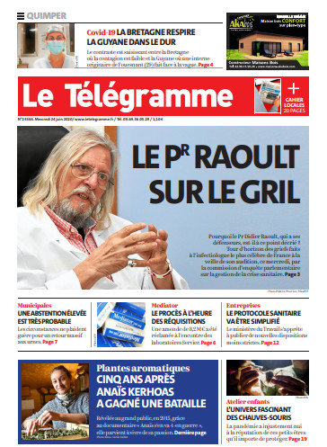 Le Télégramme (3 Éditions) Du Mercredi 24 Juin 2020
