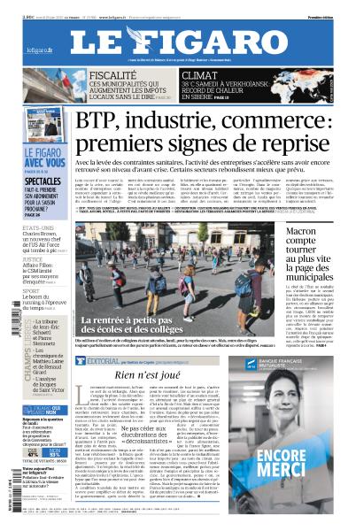 Le Figaro Du Mardi 23 Juin 2020