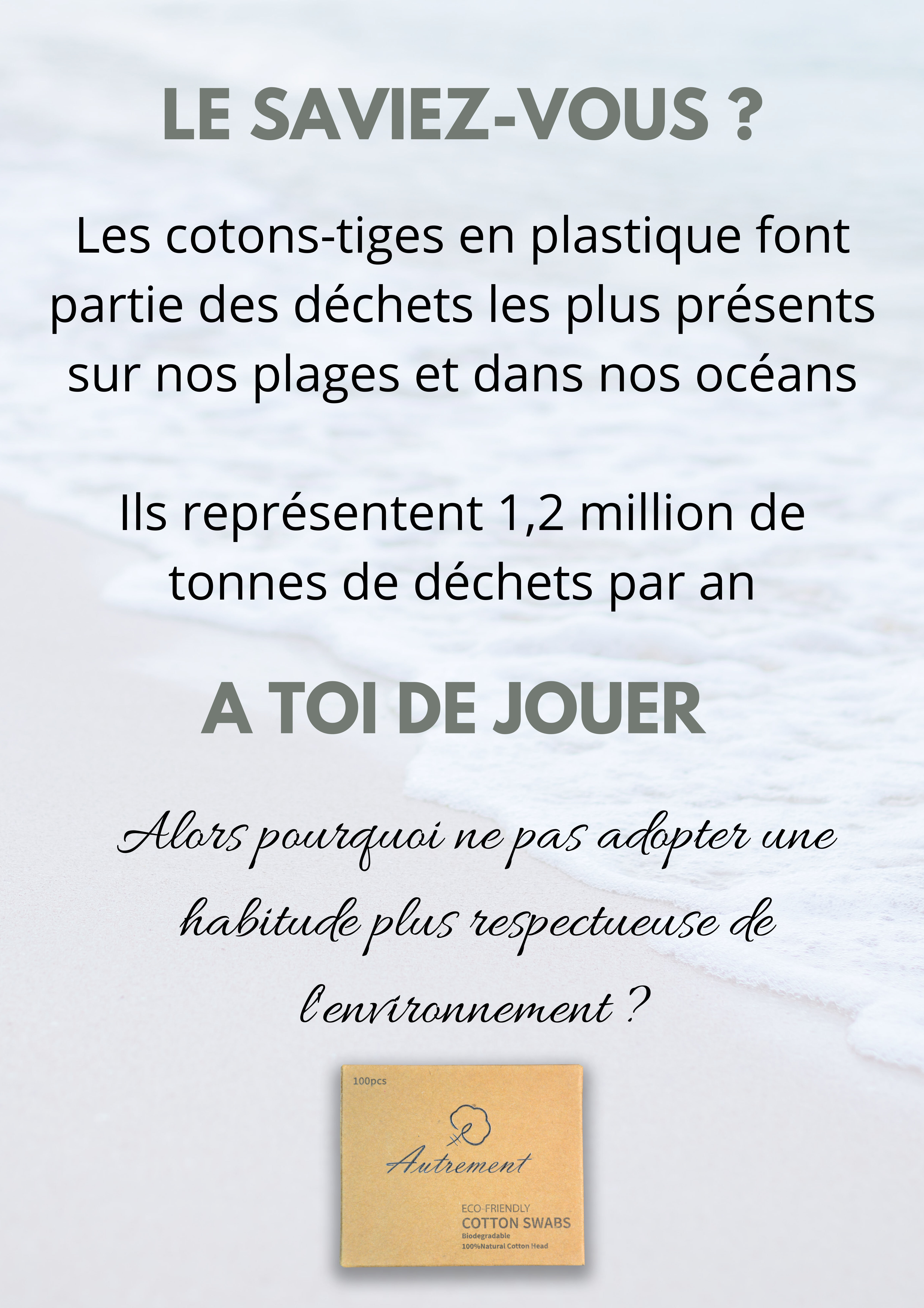 Cotons-Tiges Écolos En Bambou LuoshaPUCY - Pack De 100 - Biodégradables Et Doux Pour La Peau