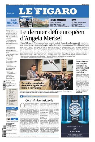 Le Figaro Du Mercredi 1 Juillet 2020