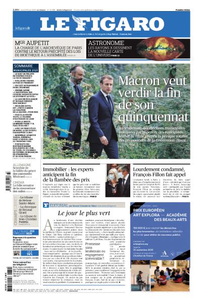 Le Figaro Du Mardi 30 Juin 2020