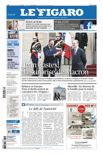 Le Figaro Du Samedi 4 & Dimanche 5 Juillet 2020