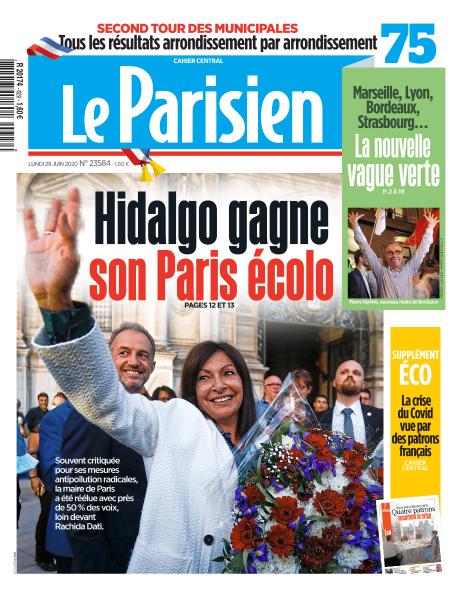 Le Parisien Du Lundi 29 Juin 2020