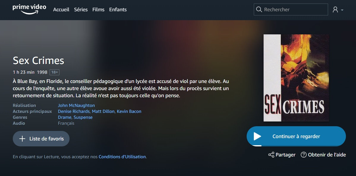 Amazon Prime Video dispo en Suisse Lj61