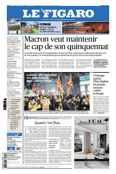 Le Figaro & 3 Supplément spécial Du Vendredi 3 Juillet 2020