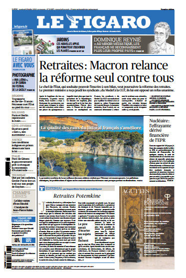 Le Figaro & 3 Supplément spécial Du Vendredi 10 Juillet 2020