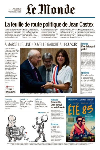 Le Monde Du Mardi 7 Juillet 2020