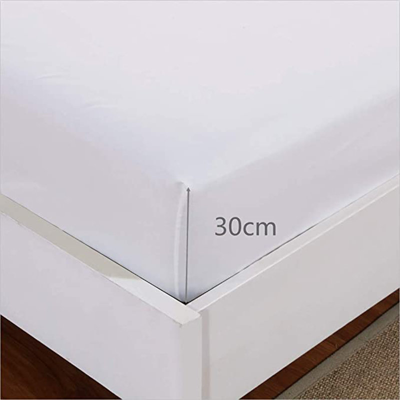 Drap Housse 120x190cm Motif Feuille D'érable - Microfibre - Poches 30cm - Avec 2 Taies D'oreiller 65x65cm