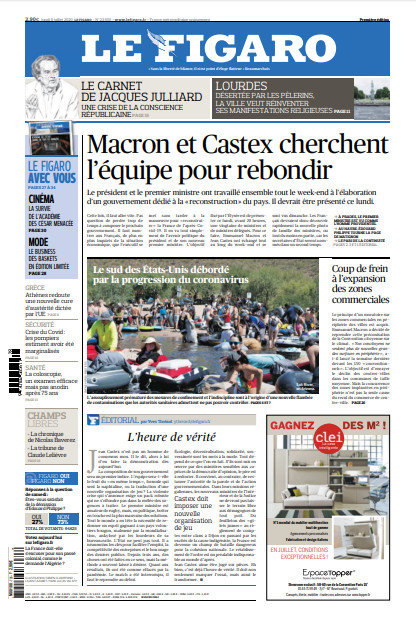 Le Figaro Du Lundi 6 Juillet 2020