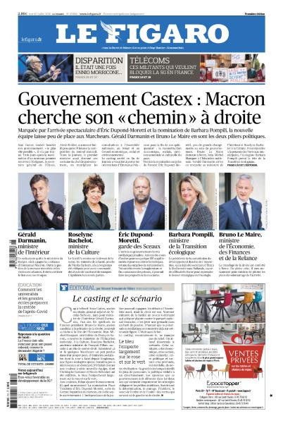 Le Figaro Du Mardi 7 Juillet 2020