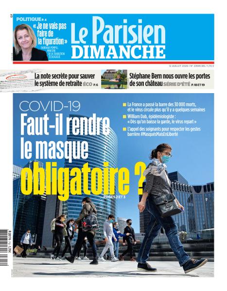 Le Parisien Du Dimanche 12 Juillet 2020