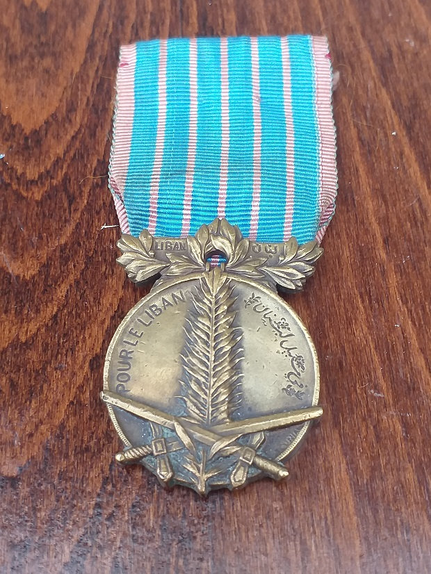 médaille commémorative du Liban 1926- ROM Juillet 4 VENDUE 4c6r
