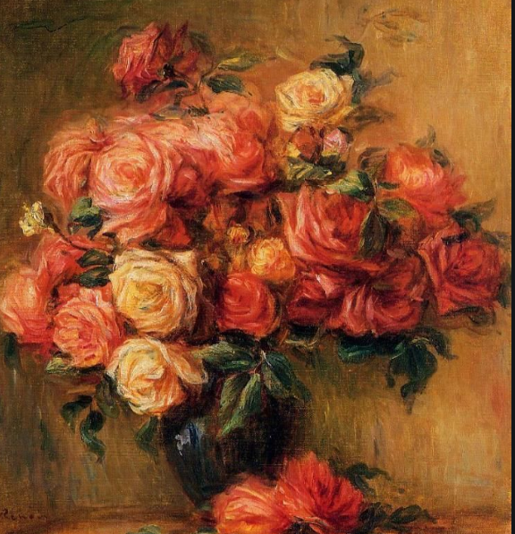 Bouquet de roses de Pierre-Auguste Renoir