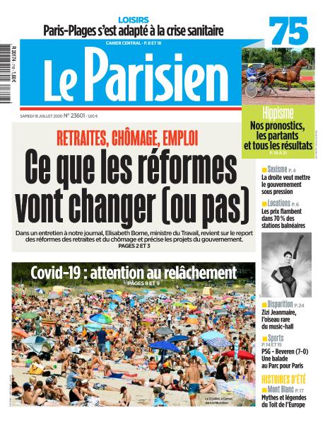 Le Parisien Du Samedi 18 Juillet 2020