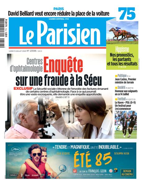 Le Parisien Du Lundi 13 Juillet 2020