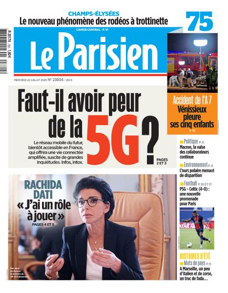 Le Parisien Du Mercredi 22 Juillet 2020