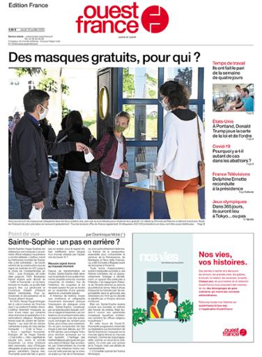 Ouest-France Édition France Du Jeudi 23 Juillet 2020