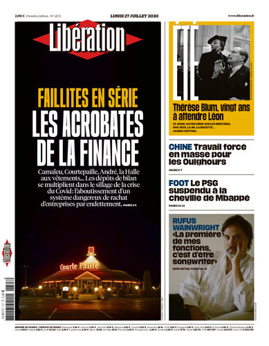 Libération Du Lundi 27 Juillet 2020