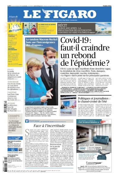 Le Figaro Du Mardi 21 Juillet 2020