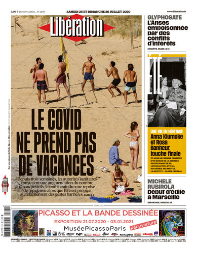 Libération Du Samedi 25 & Dimanche 26 Juillet 2020