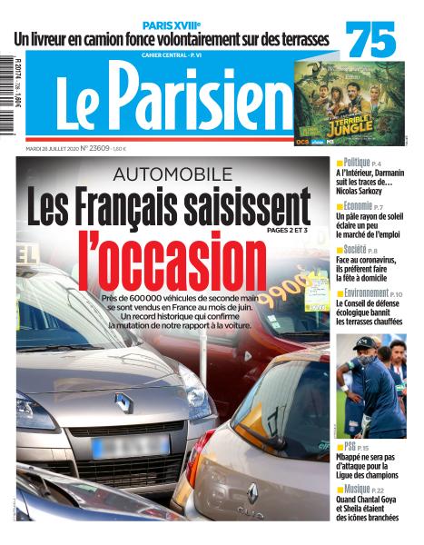 Le Parisien Du Mardi 28 Juillet 2020