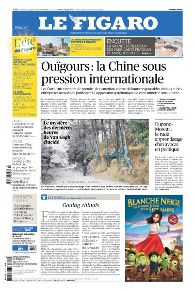 Le Figaro Du Mercredi 29 Juillet 2020