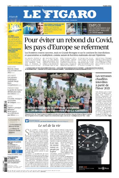 Le Figaro Du Mardi 28 Juillet 2020