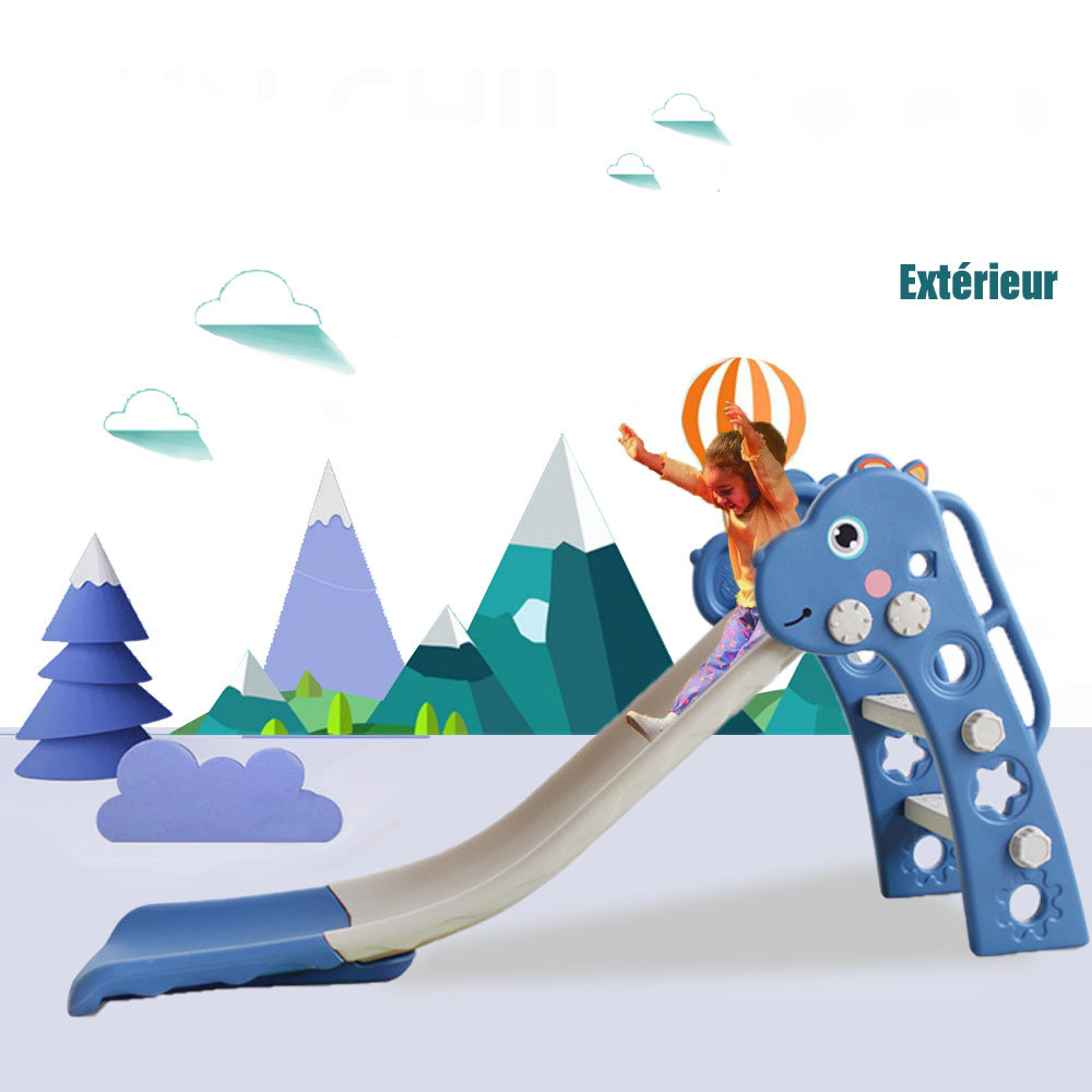 Toboggan Dinosaure pour enfant 0 à 6 ans en PVC de Qualité pour