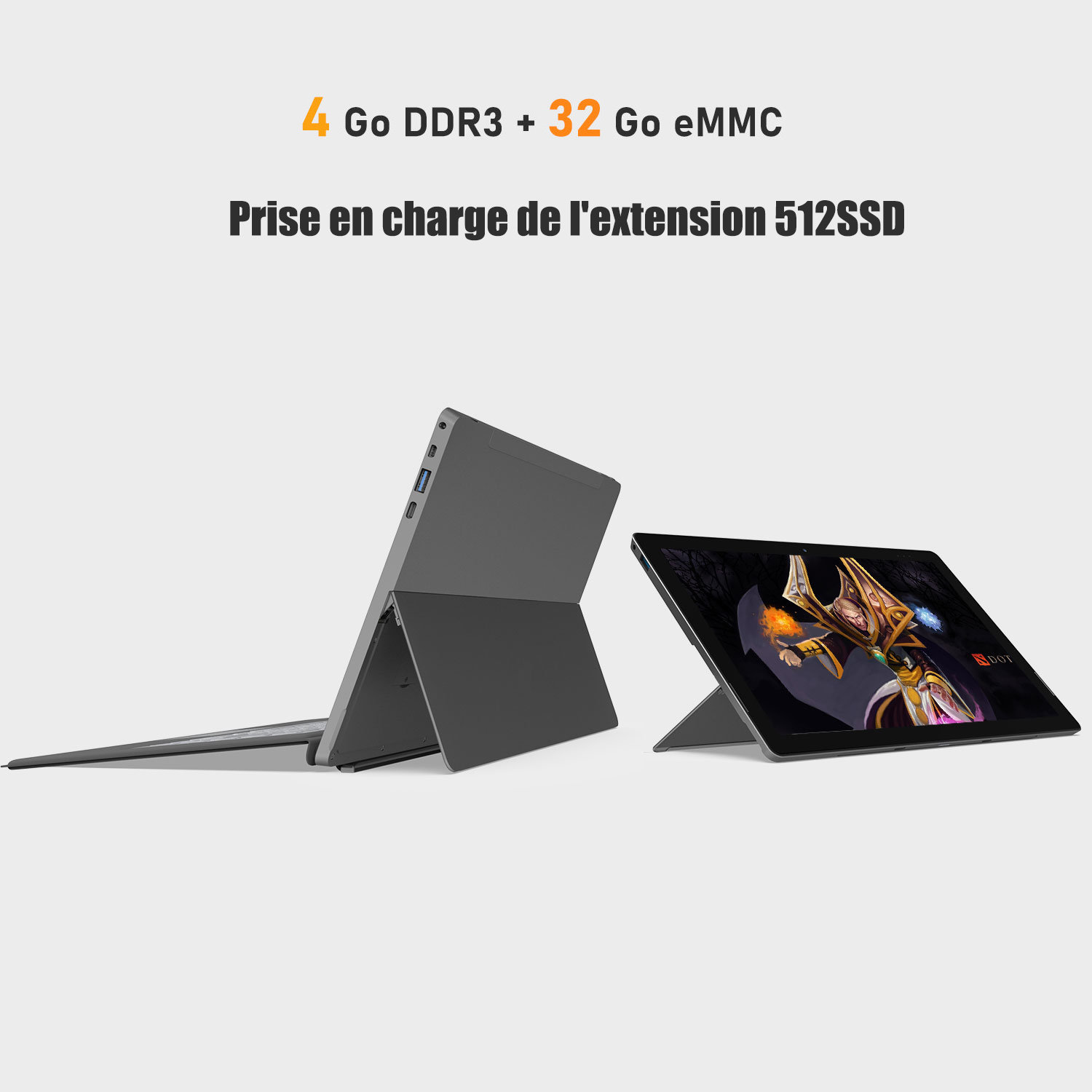 Winnovo TaBook: PC Tablette 2 En 1