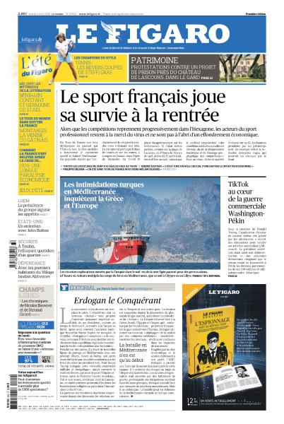 Le Figaro Du Mardi 4 Août 2020