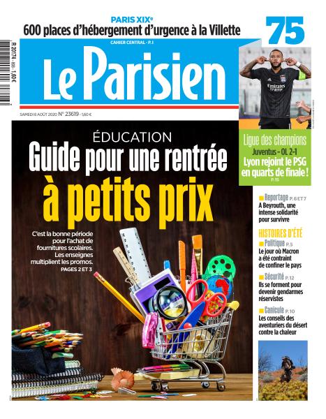 Le Parisien Du Vendredi 7 Août 2020