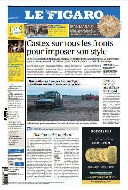 Le Figaro Du Mardi 11 Août 2020