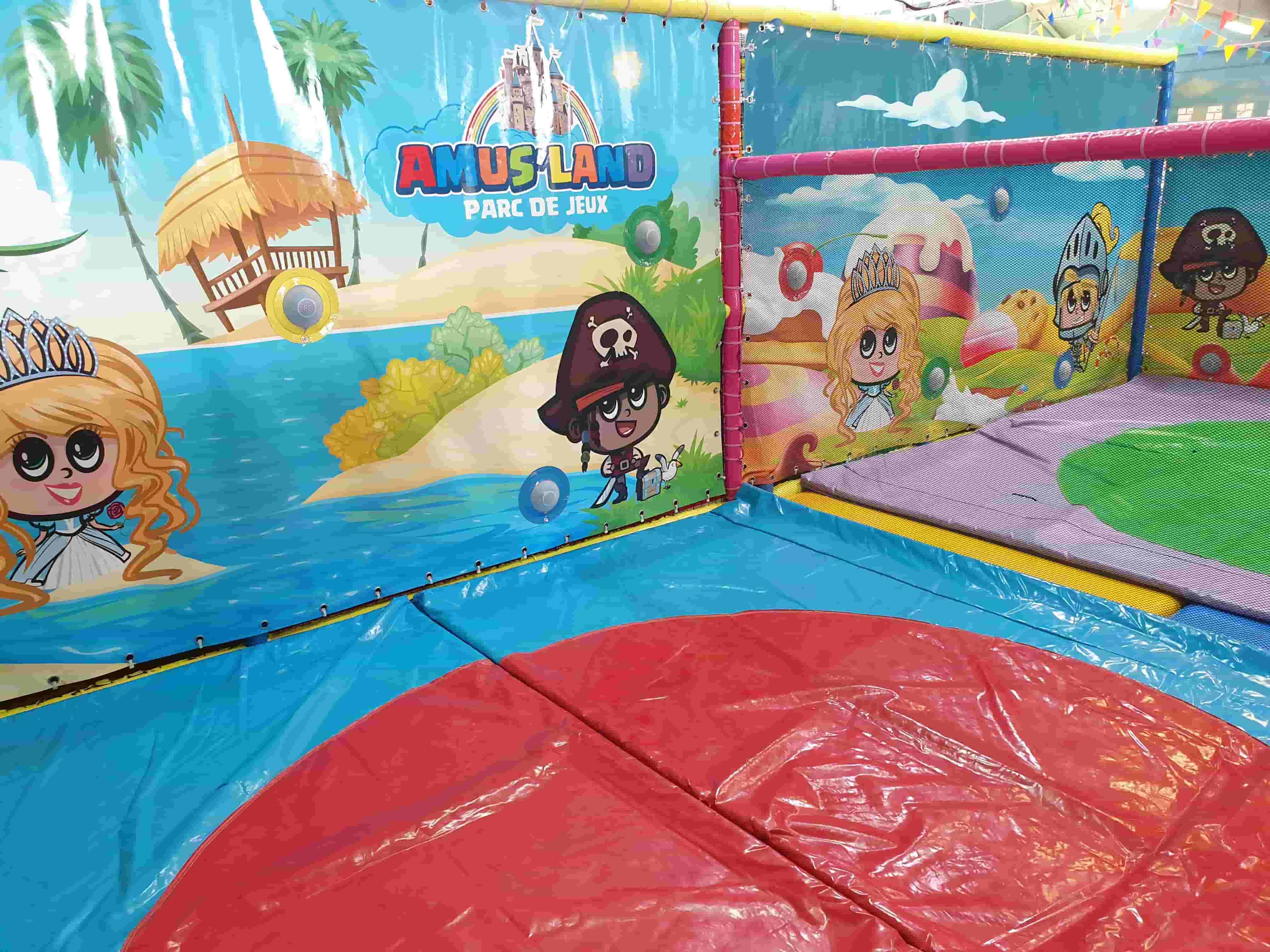 Cibles interactives parc de jeux Amus'land à Villenoy