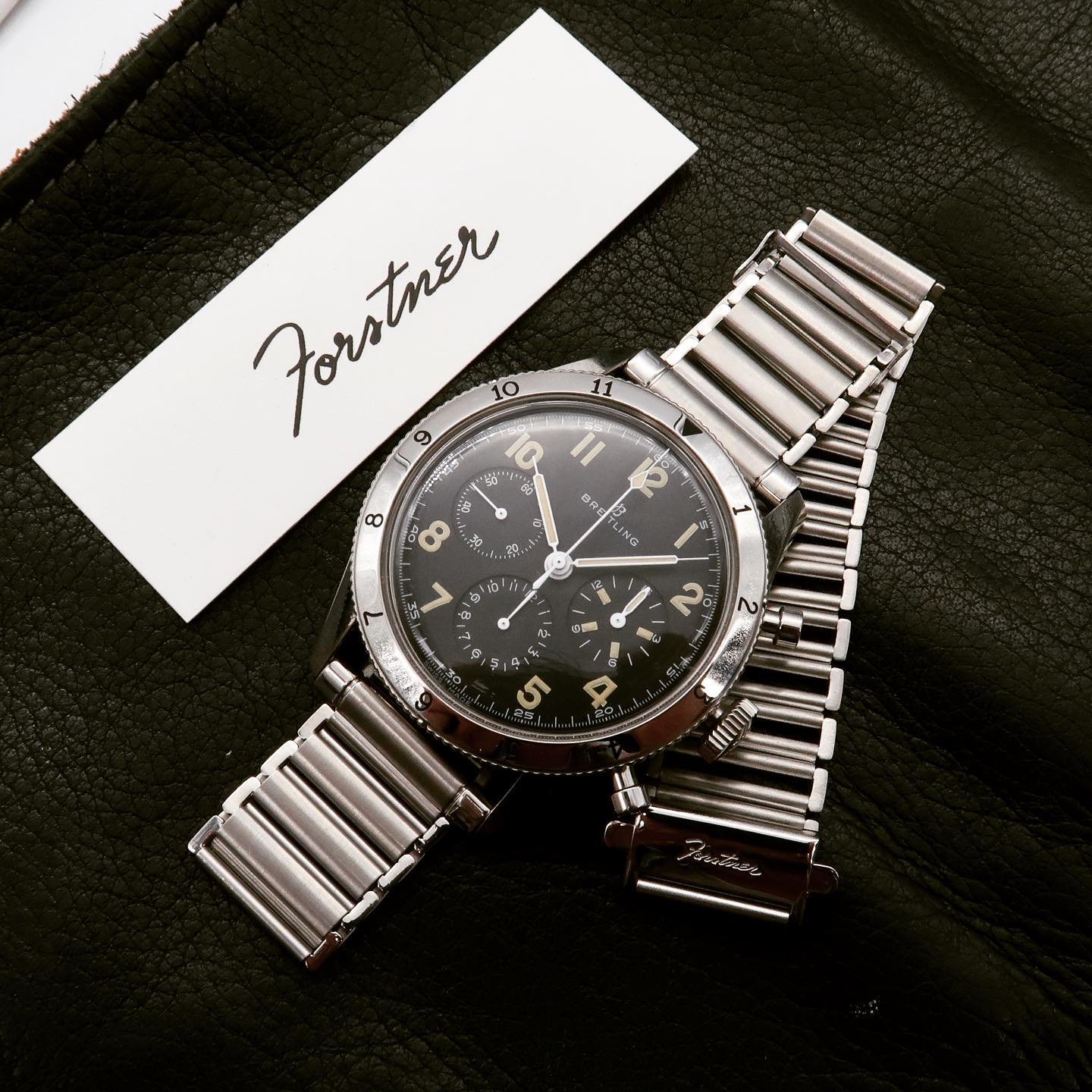 Bracelet Forstner Klip sur breitling AVI765 1953 48it