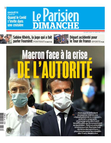 Le Parisien Du Dimanche 30 Août 2020