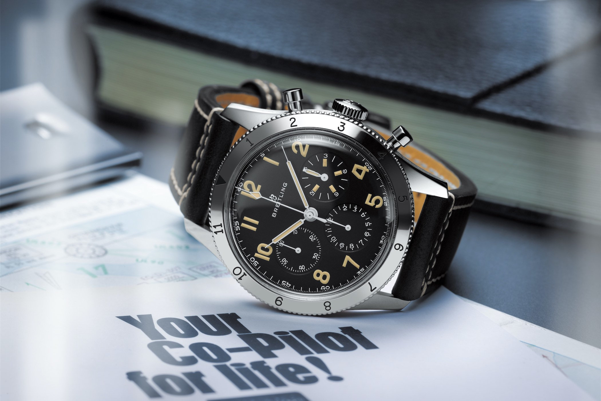 Bracelet Forstner Klip sur breitling AVI765 1953 G9xe