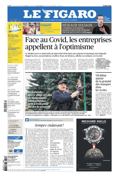 Le Figaro Du Mercredi 26 Août 2020