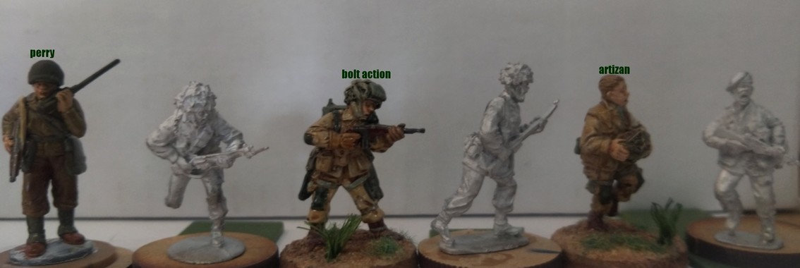 comparaison : offensive miniatures / perry plastic / warlord games "bolt action"/artizan/perry plastics Di4r