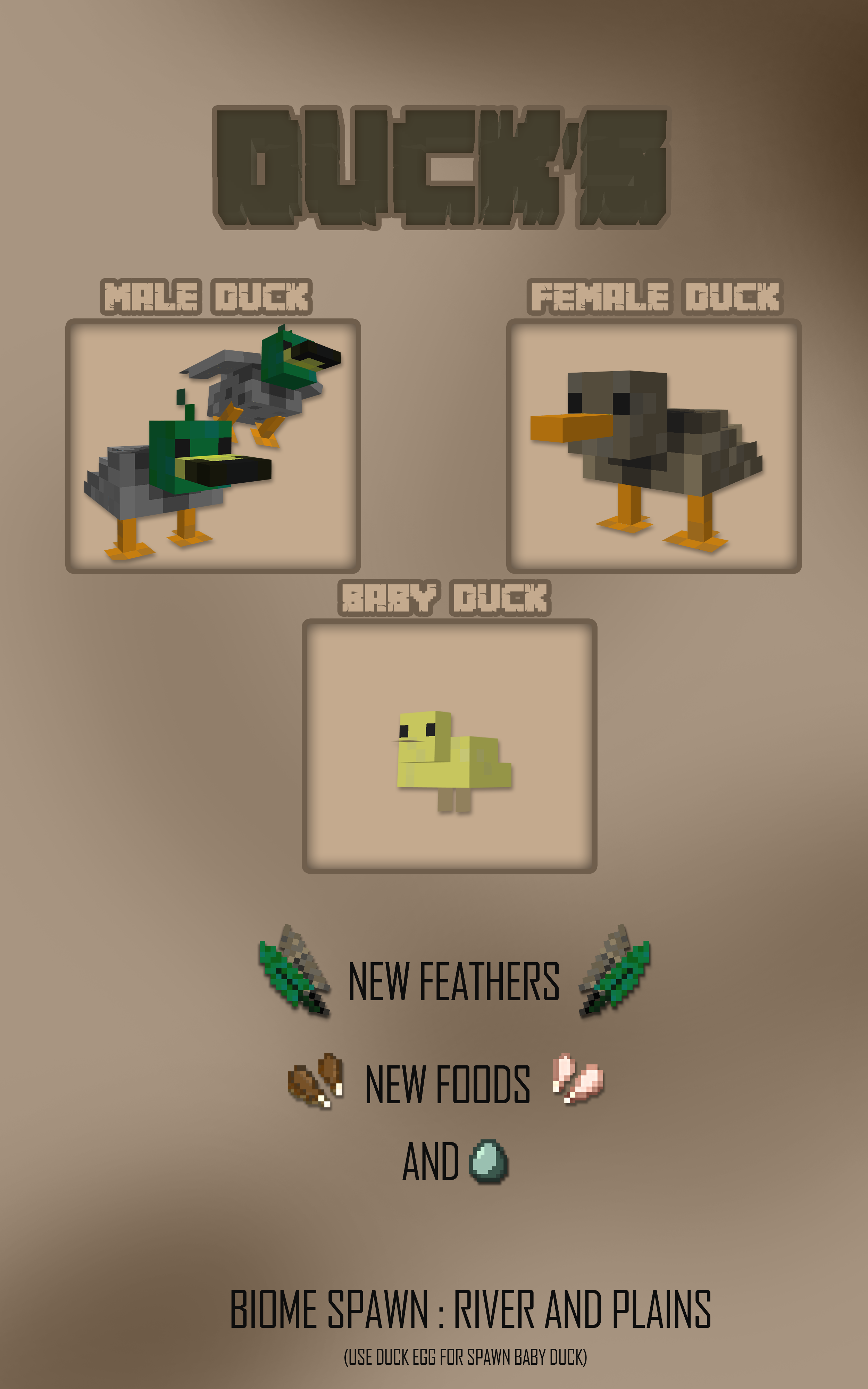 Duck Skin Pack - Minecraft Bedrock Addons - CurseForge