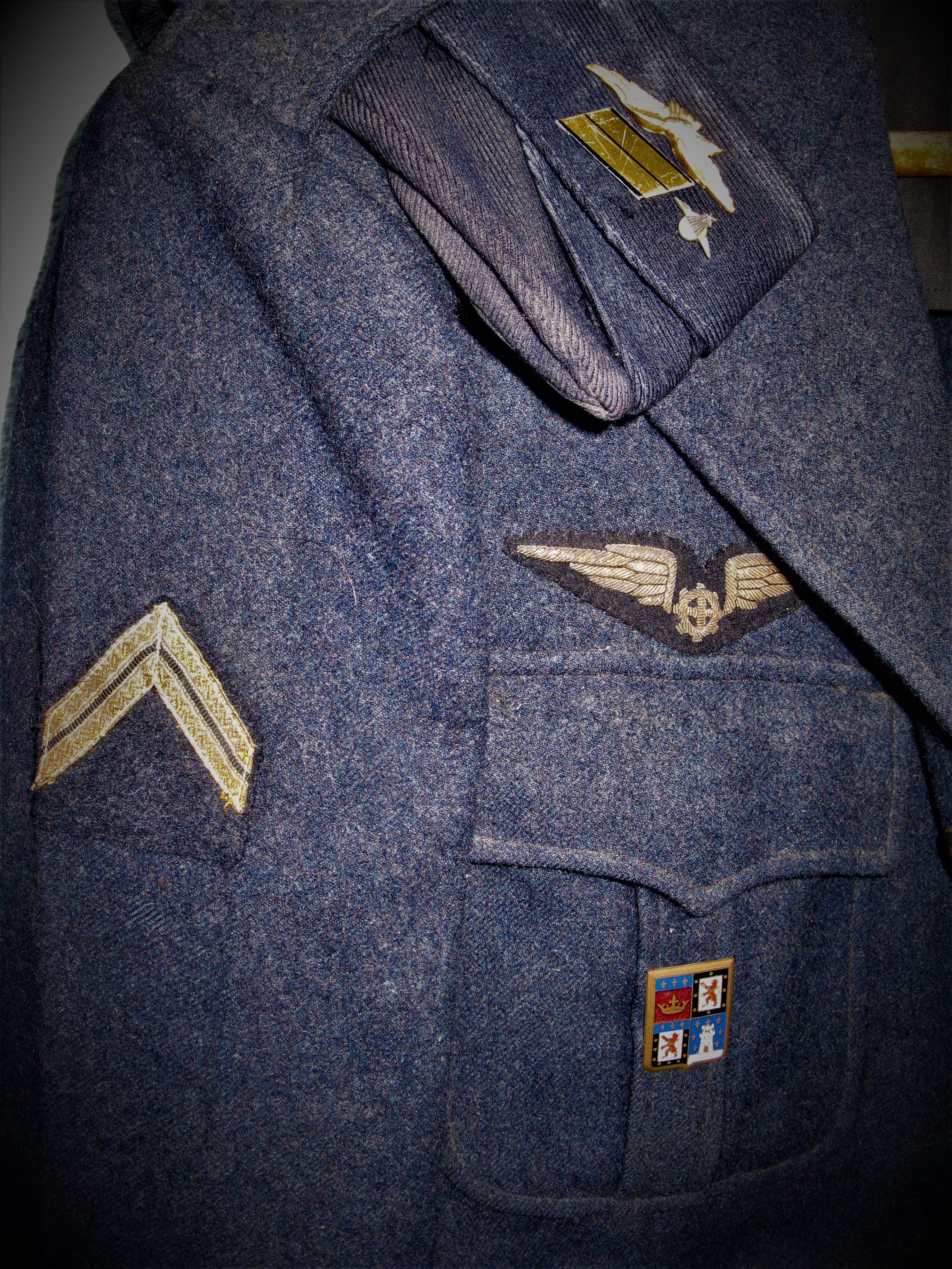 blouson de sortie Armée de l'Air Escadron de transport 3/61 Poitou 2qg0