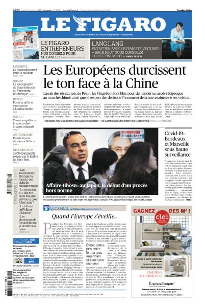 Le Figaro Du Mardi 15 Septembre 2020
