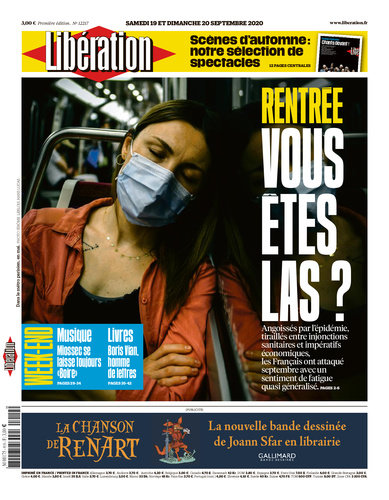 Libération Du Samedi 19 & Dimanche 20 Septembre 2020