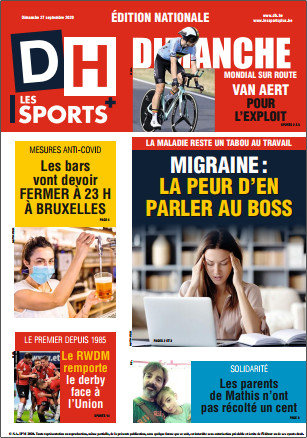 journaux Belges Du Dimanche 27 Septembre 2020