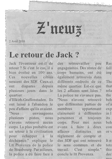 Mésaventures des joueurs relayées dans la presse Wt70