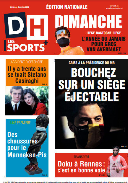 journaux Belges Du Dimanche 4 Octobre 2020