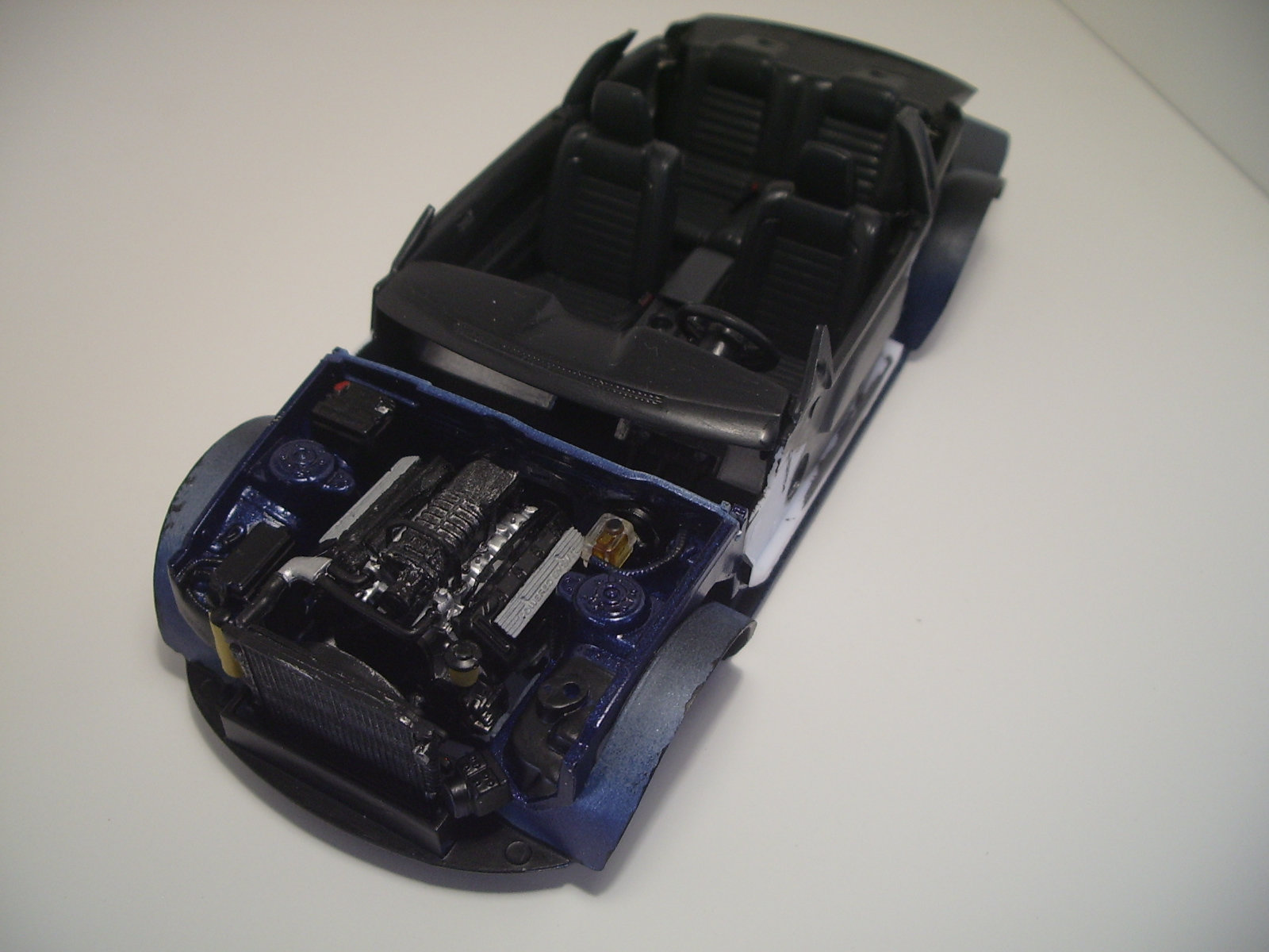 mustang SHELBY GT 500 KR de 2008 de chez revell au 1/25 .  6xsr