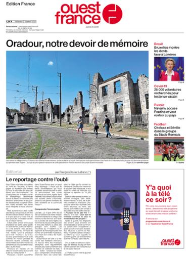  Ouest-France Édition France Du Vendredi 2 Octobre 2020