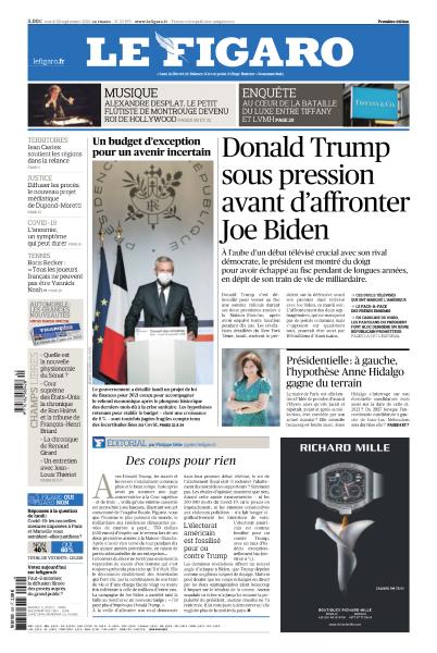 Le Figaro Du Mardi 29 Septembre 2020